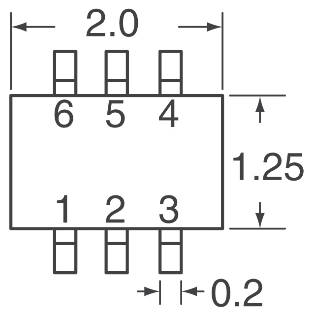 UM6K1NTN Rohm Semiconductor  Transistors - FET MOSFET - Réseaux